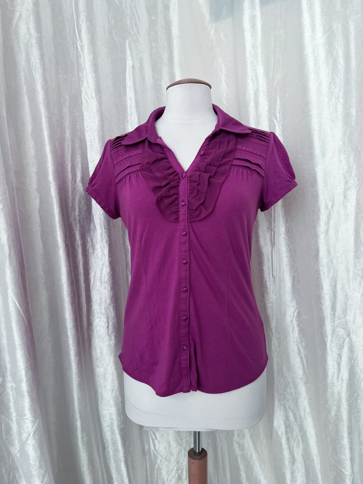 00’s Monsoon coquette pink top 🎀
