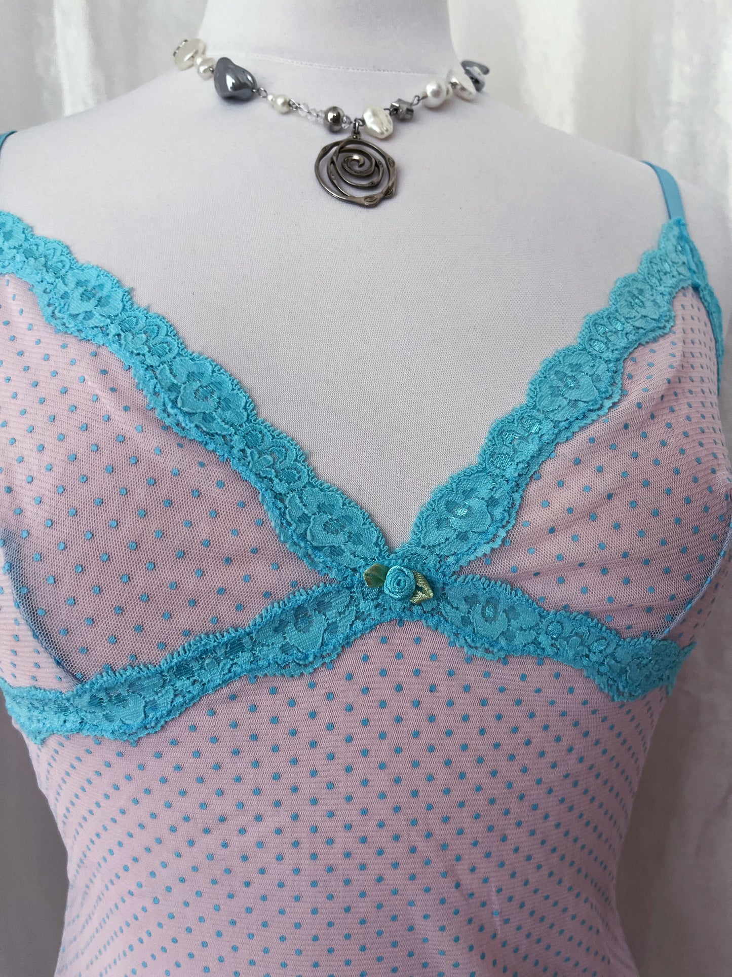 Cutest coquette see-through cami top 🦋🎀