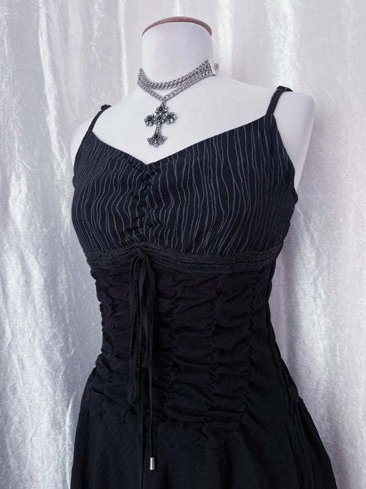 Gothic lolita black summer dress 🖤🪽