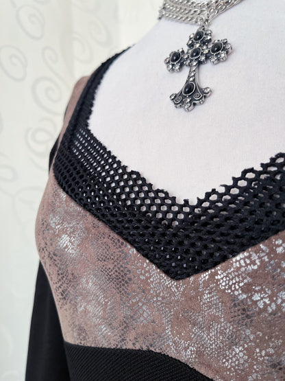 00’s SAVE THE QUEEN rare fishnet dress 🦇💜