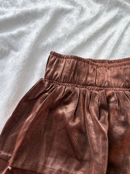 00’s whimsy fairy light brown skirt