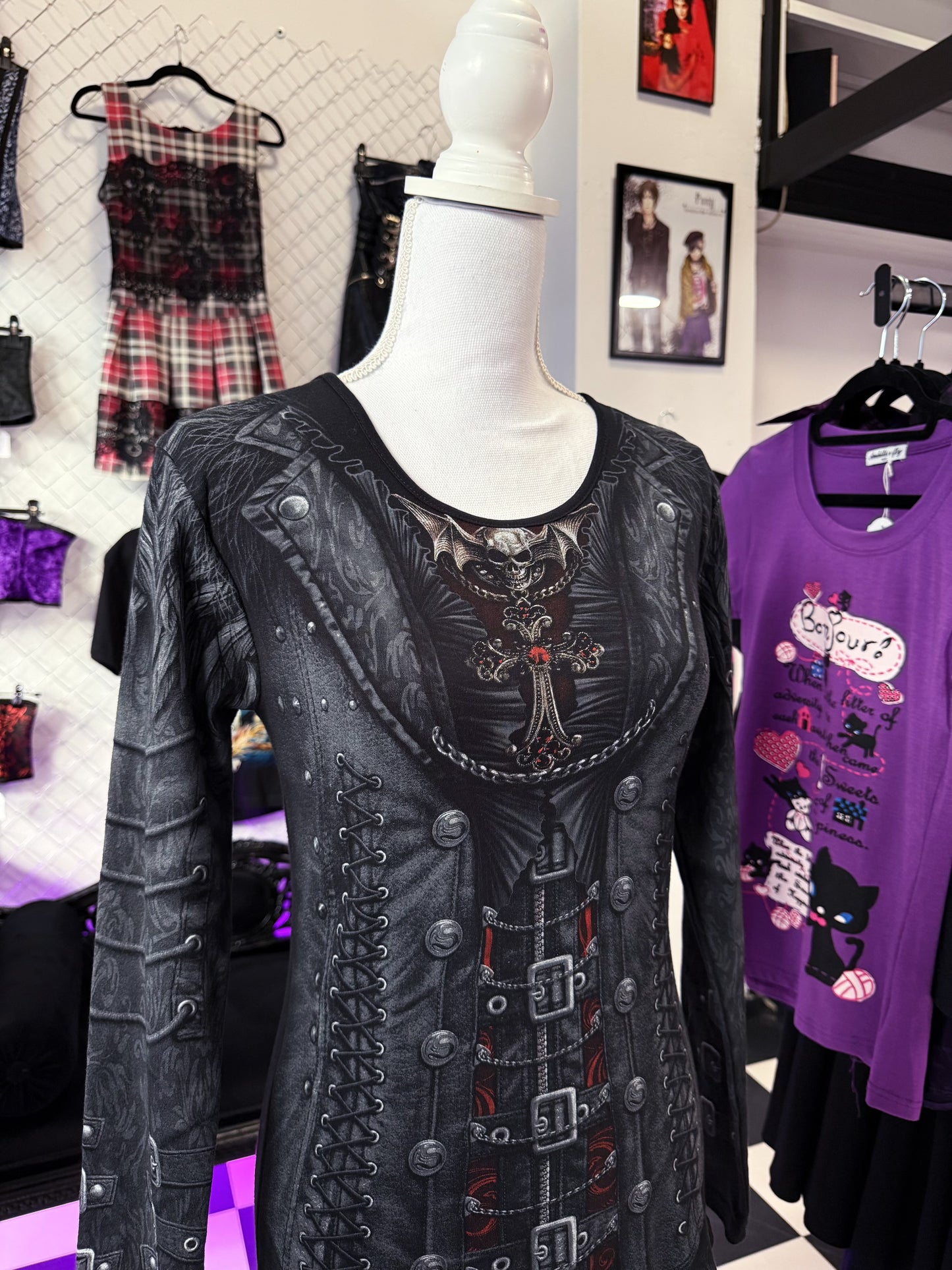 Spiral Direct Gothic vest print top🦇