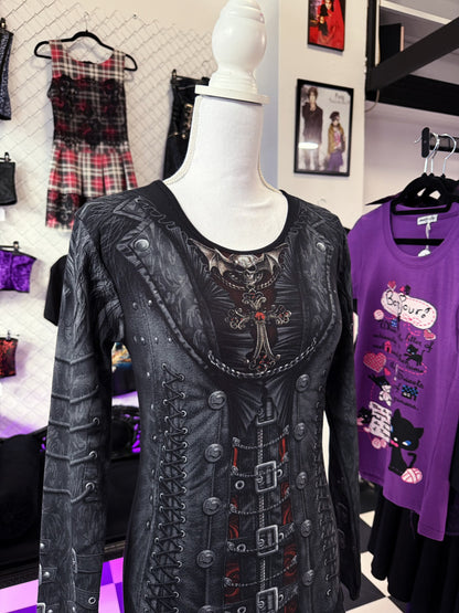 Spiral Direct Gothic vest print top🦇