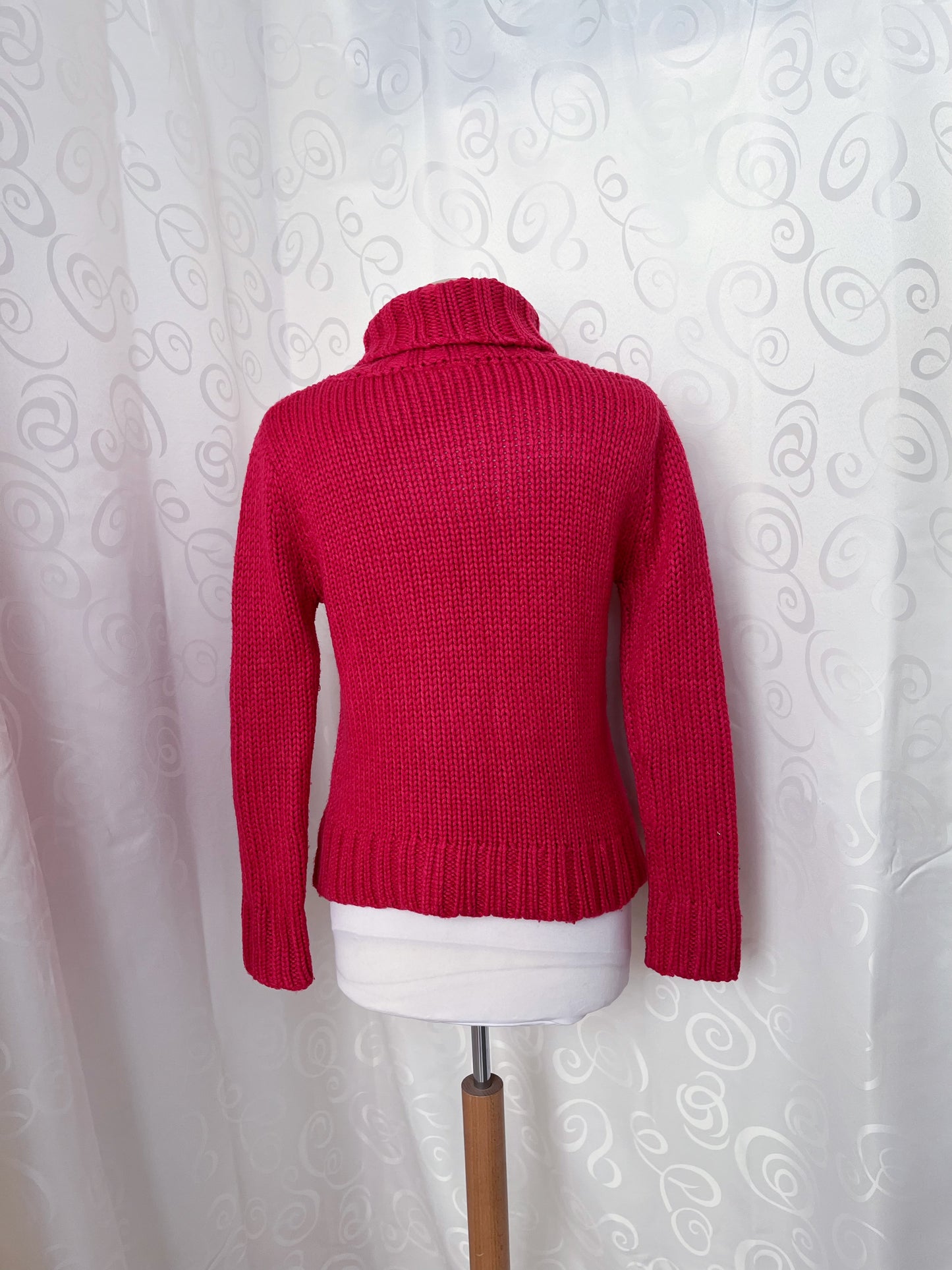 00’s X-Mail knit turtleneck sweater with dragon embroidery 🐉