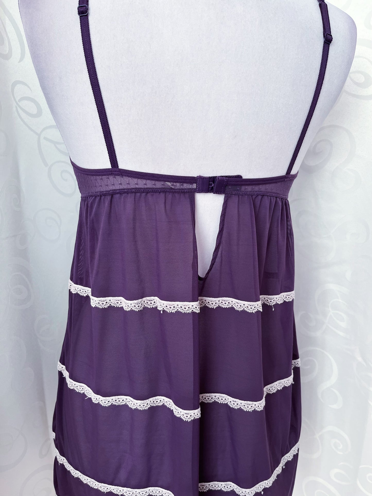 Whimsy mesh purple lingerie top 🔮💜