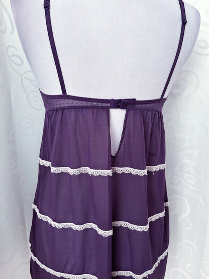 Whimsy mesh purple lingerie top 🔮💜