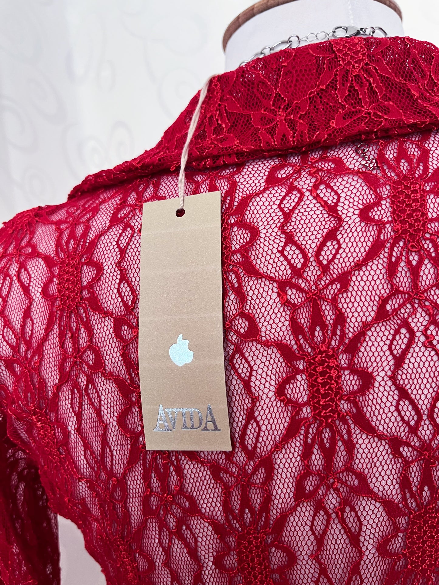 00’s deadstock vampire lacey red shirt 🫀