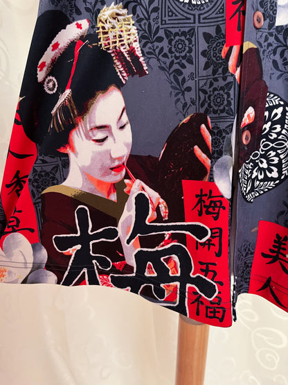 00’s Geisha clockhouse shirt 🐉