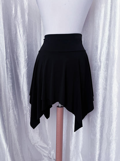 Witchy black asymmetrical skirt 🔮