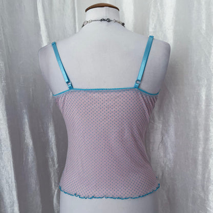 Cutest coquette see-through cami top 🦋🎀