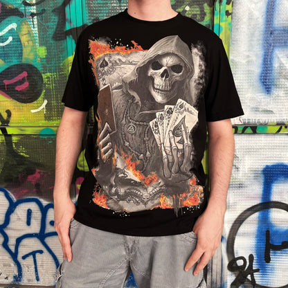 Modern playing cards skull T-shirt 💀♥️♦️