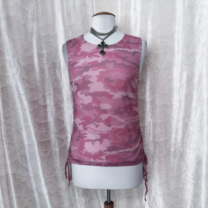 Iconic pink army mesh top 🔫🎀