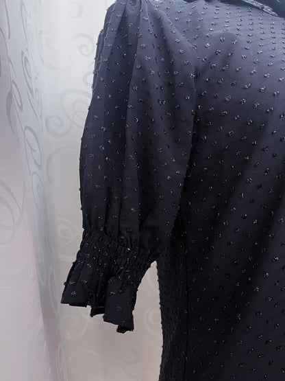 Gothic black sheer shirt 🕷️