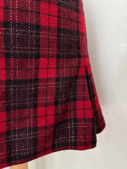 Pimkie tartan red skirt 🎸