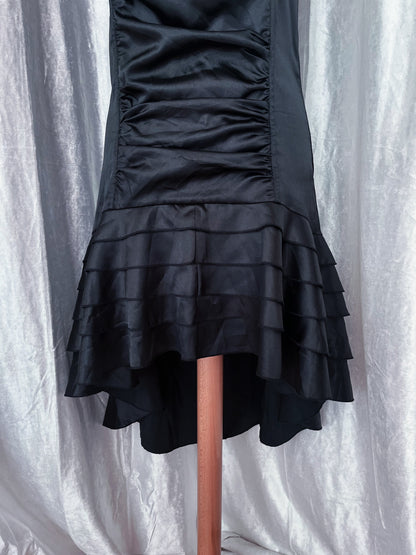 Beautiful witchy black saten dress 🦇