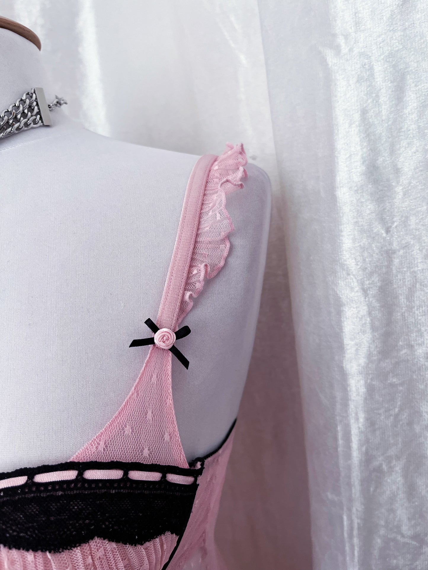 Cutest princess pink babydoll bustier 🎀