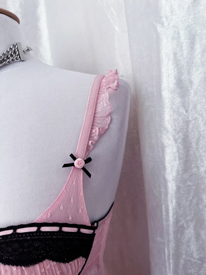 Cutest princess pink babydoll bustier 🎀