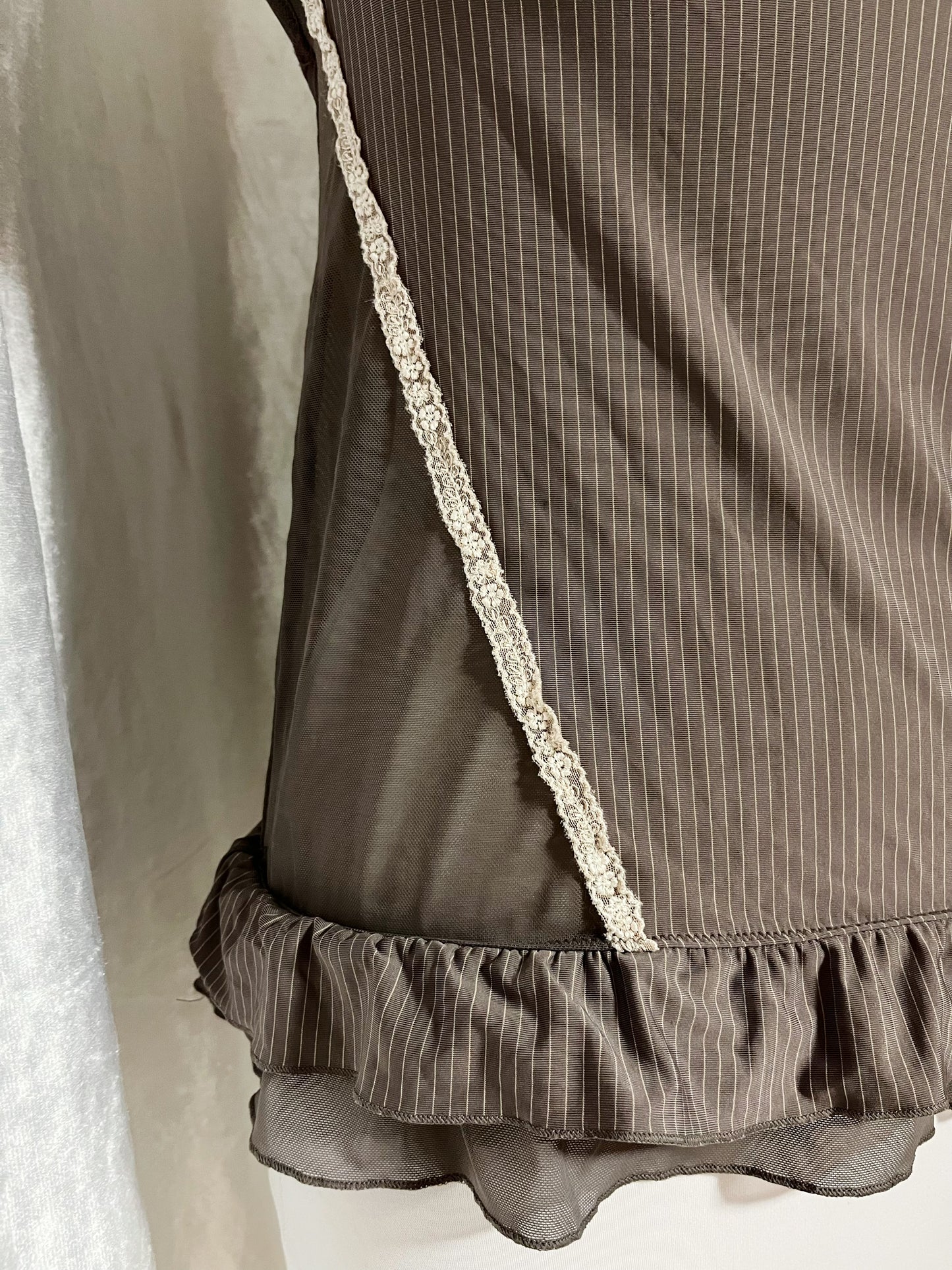 Cutest coquette light brown bustier top ✨