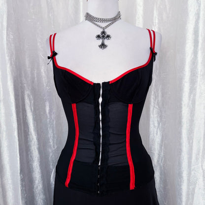 00’s Intimissimi mesh corset top ♥️🖤