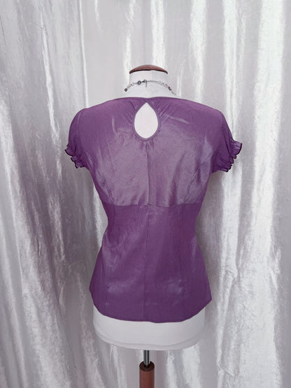 Fairy coquette lilac shirt 💜🎀