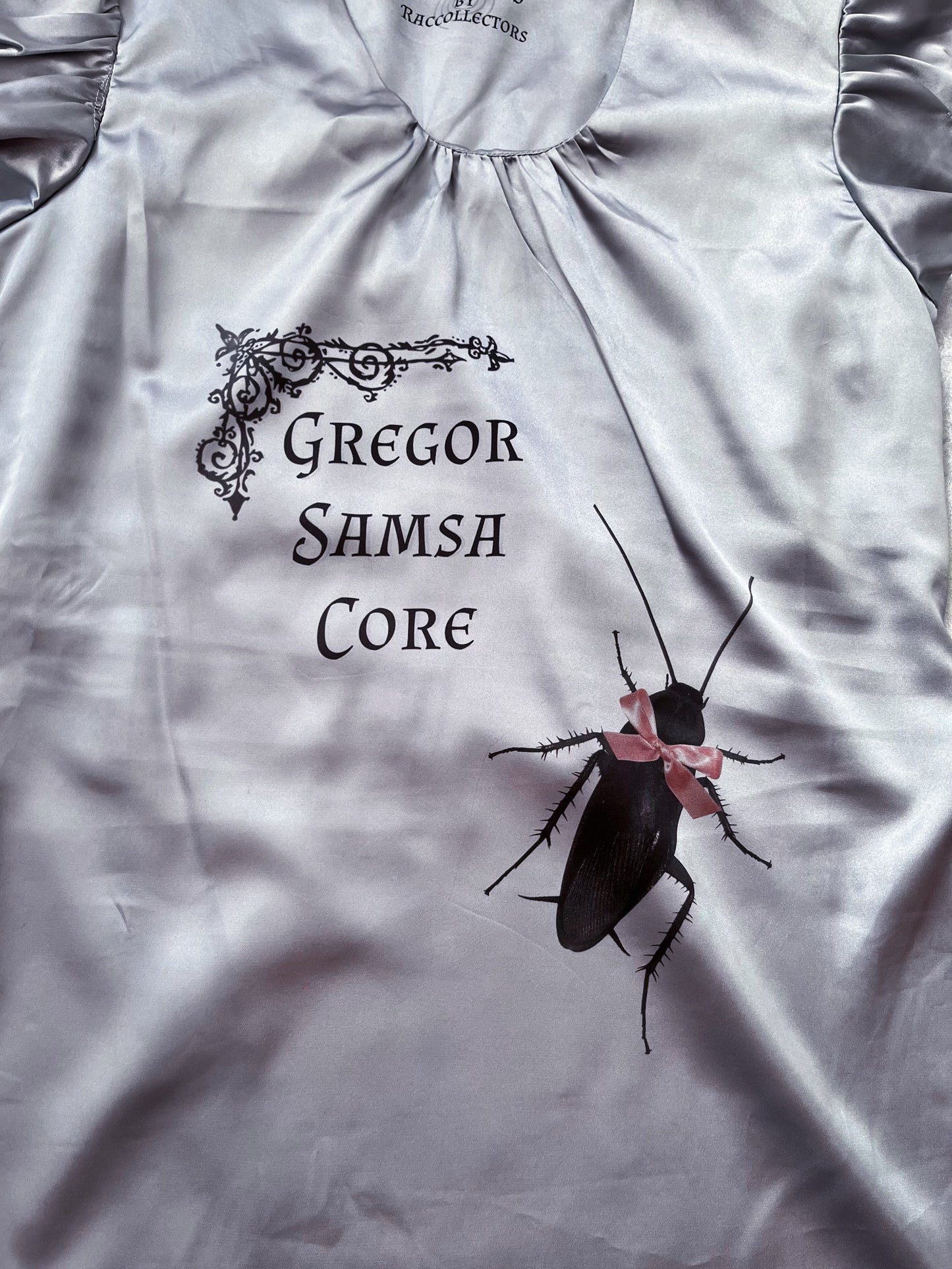 Gregor Samsa REWORKED satin tunic/dress 🪳🎀