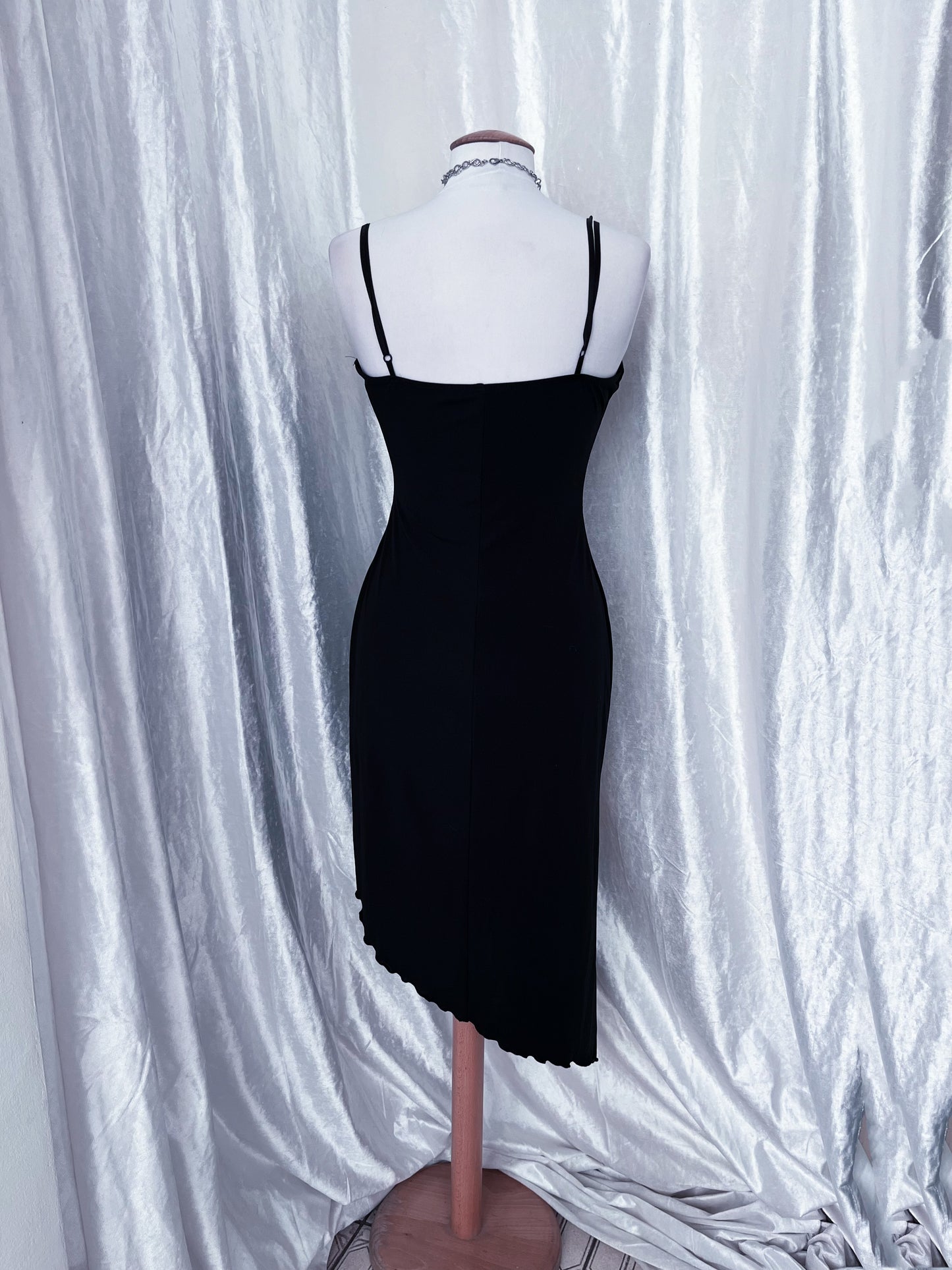 Gothic fairy asymmetrical mesh dress 🦇˚₊‧⁺⋆♱