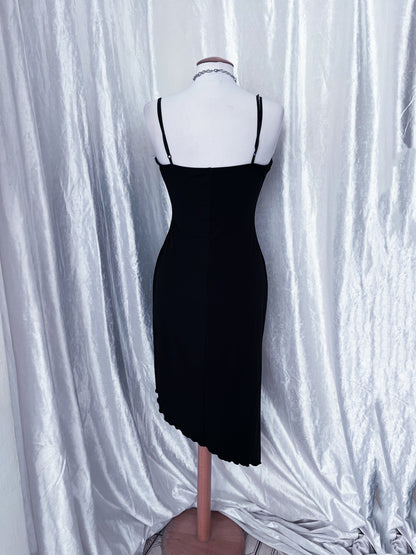 Gothic fairy asymmetrical mesh dress 🦇˚₊‧⁺⋆♱