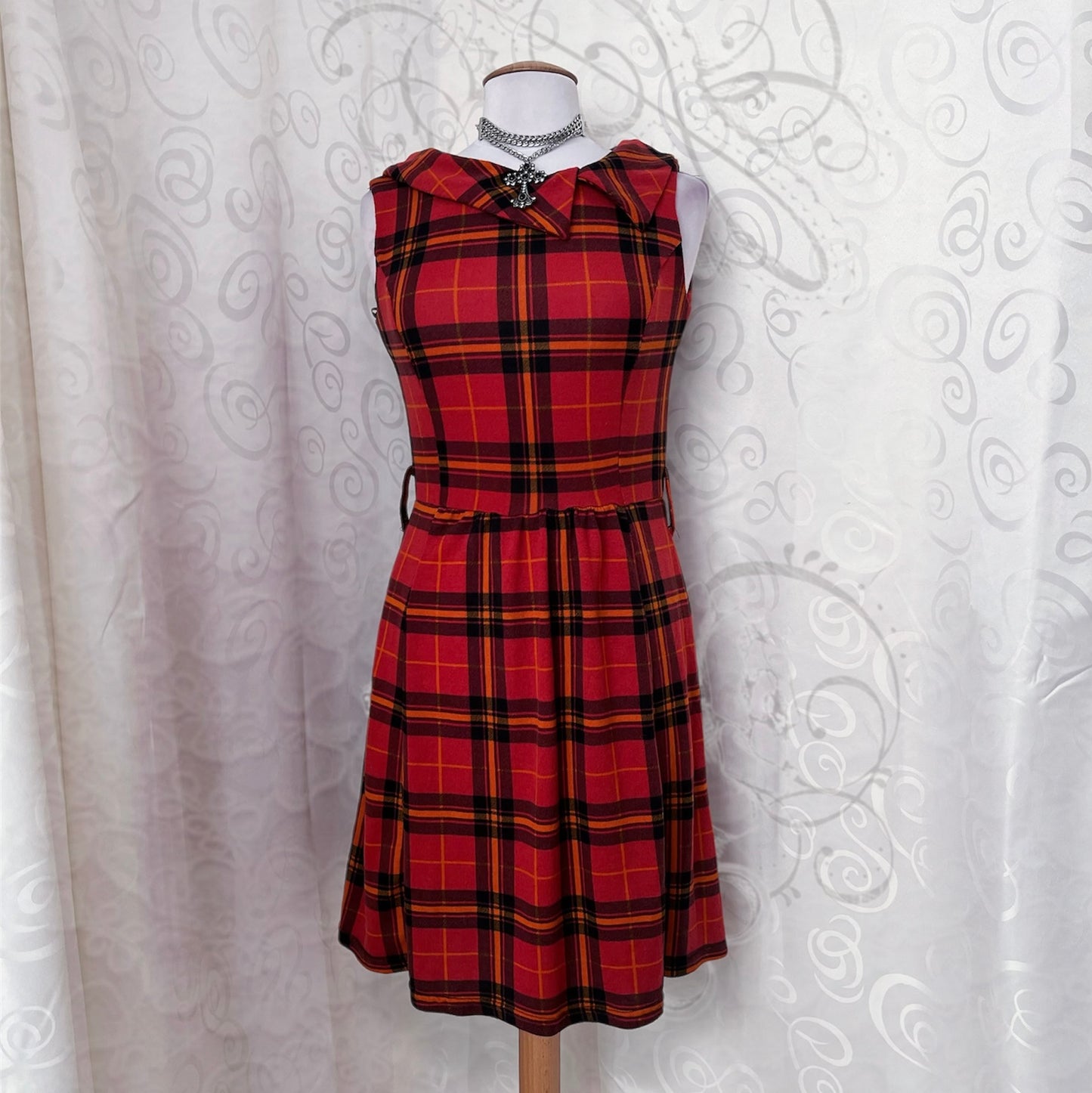Alternative punk style tartan dress 🎸❤️