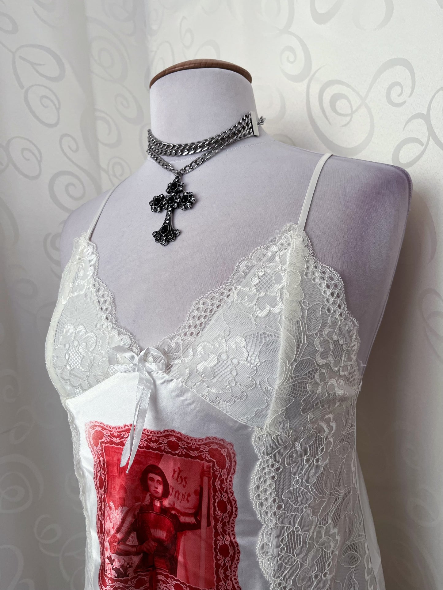 Joan of Arc: Fear Nothing REWORKED cami satin top with lace detail 🗡️🏹