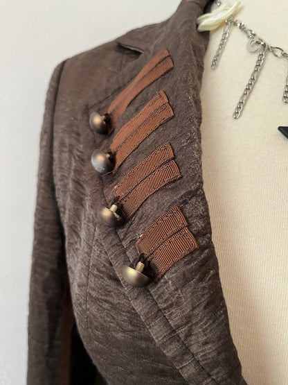 Whimsy vintage brown blazer in military style ⚜️