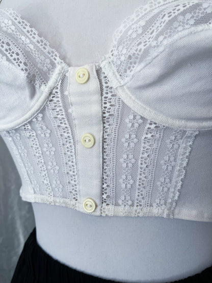 Sisley white corset top 🥧