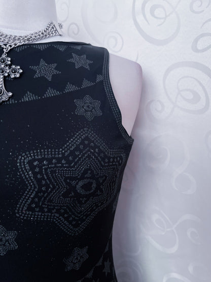 00's Morgan De Toi whimsy mesh star dress 🔮⭐️