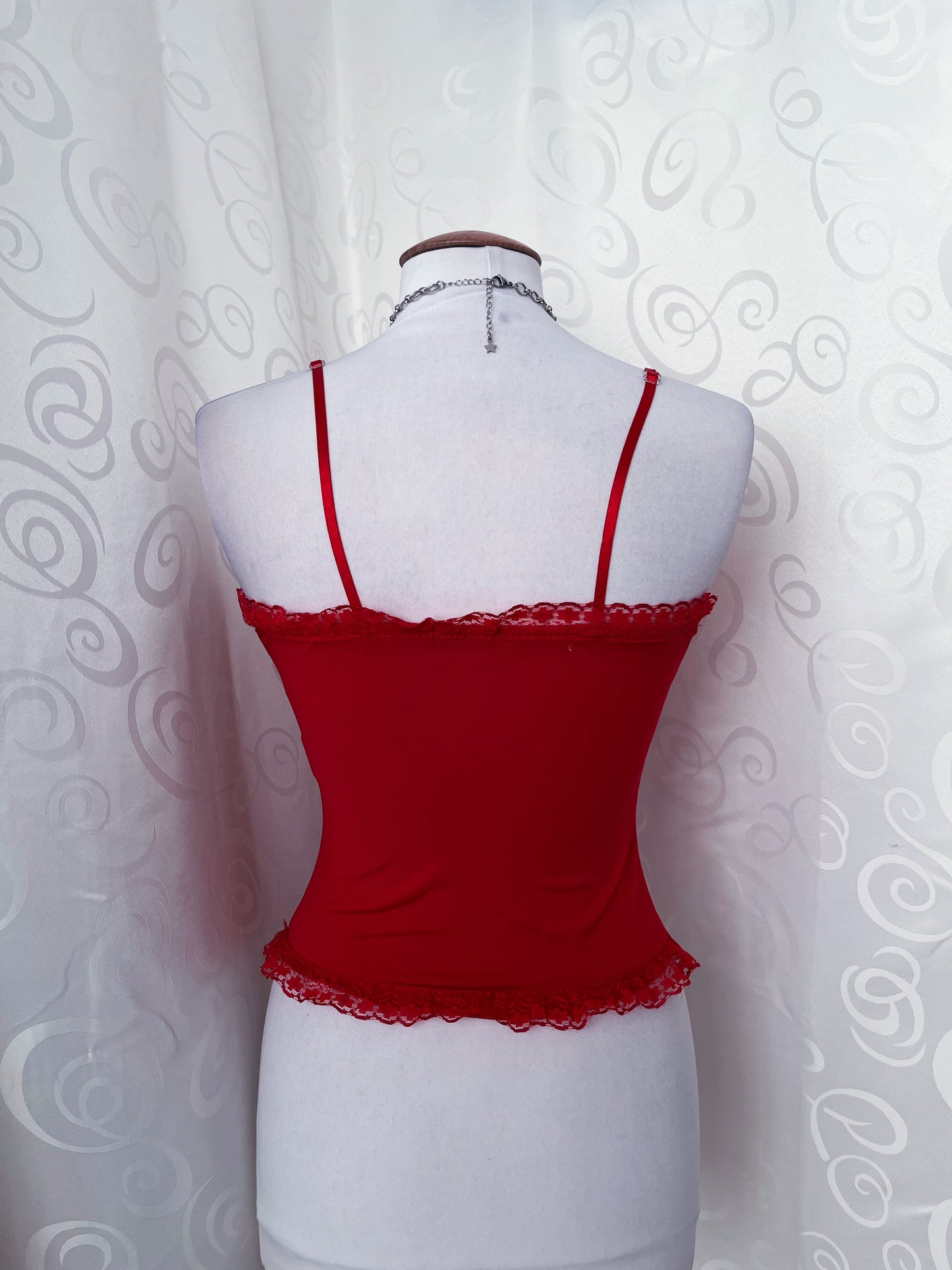00’s whimsy vampire red corset 🫀