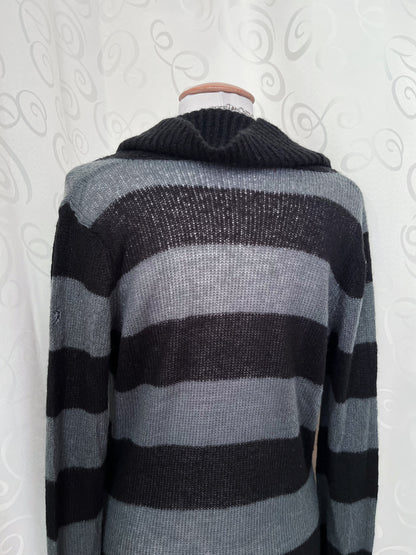 EDC emo striped sweater 💀