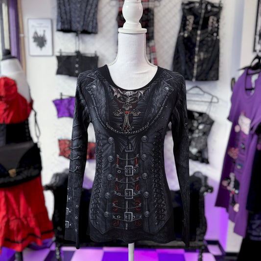 Spiral Direct Gothic vest print top🦇