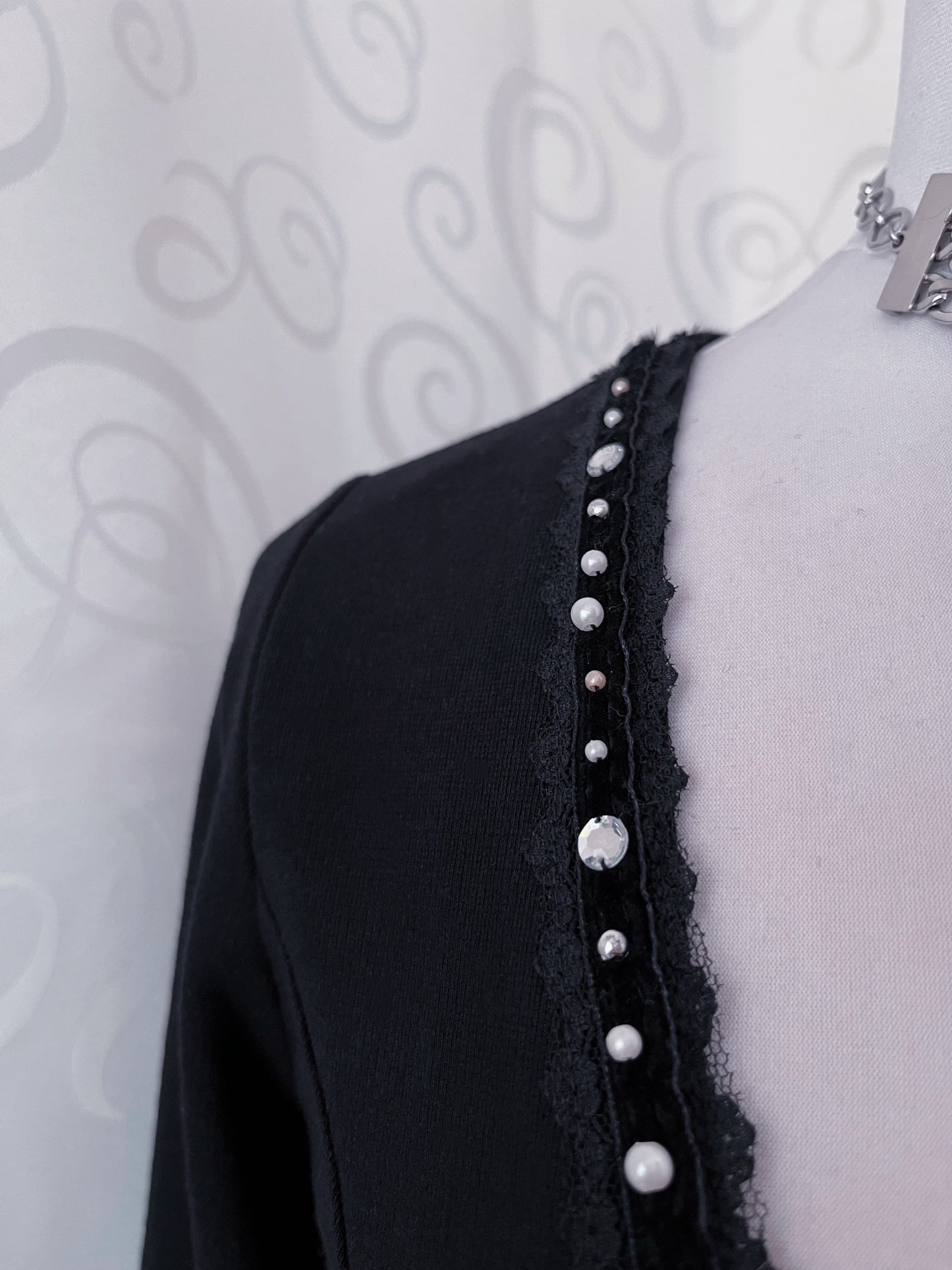 Gothic Melrose maxi dress with small velvet detail 🕷️🕸️