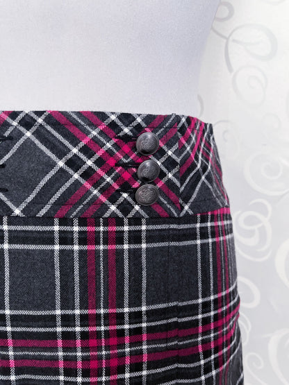 Alt tartan checked skirt 🌀💜