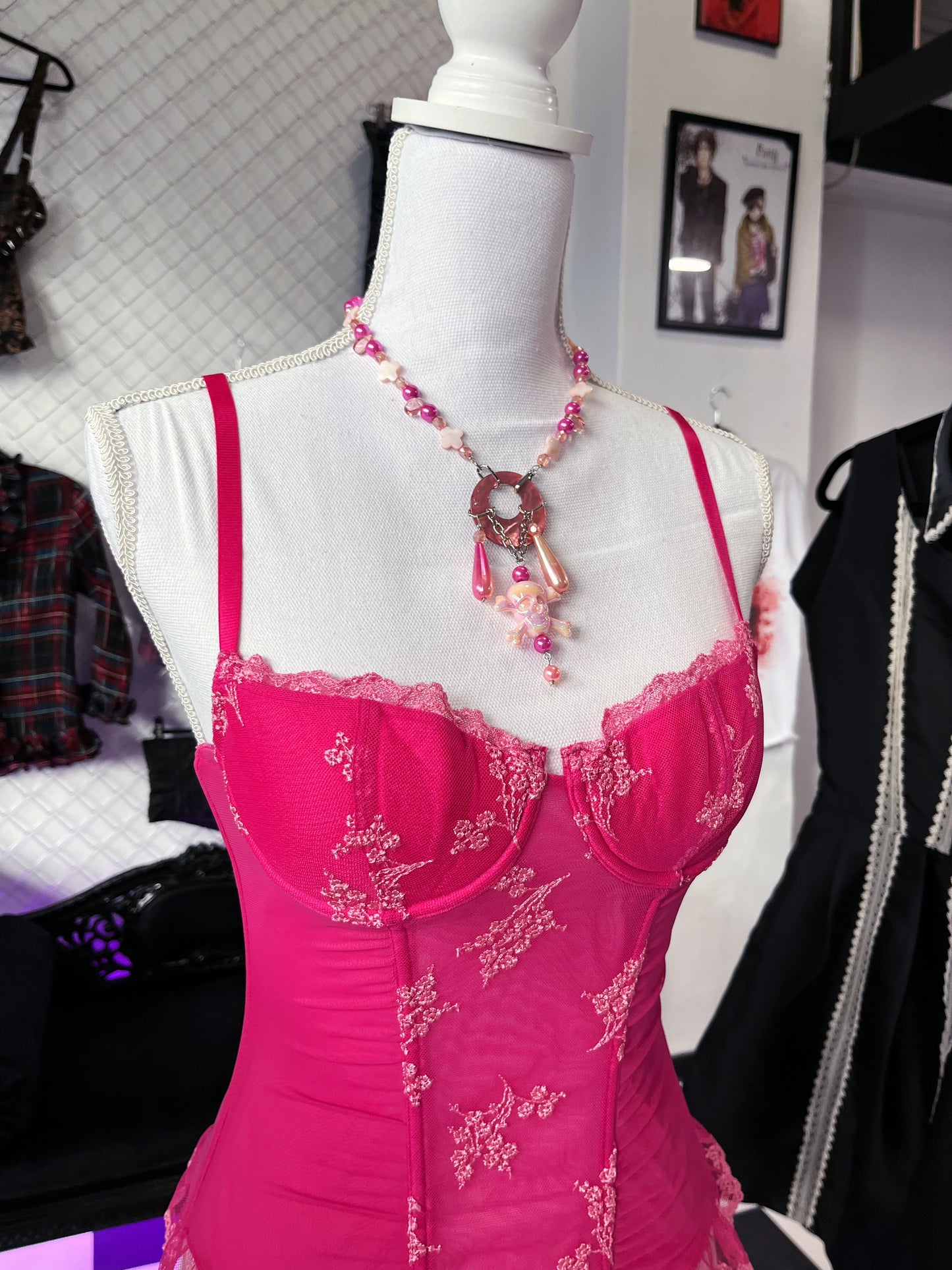 Modern whimsy fairy pink corset top 💞🦄