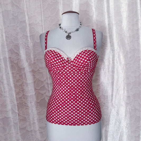 Beautiful picnic coquette bustier top 💐🎀