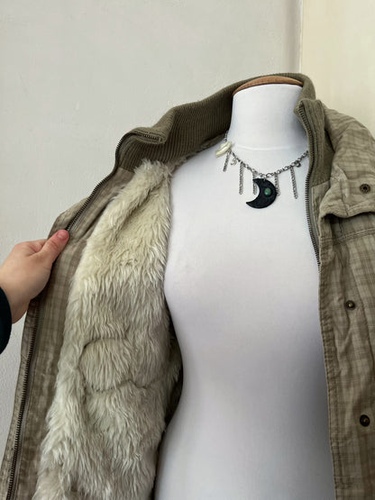 Y2K cotton zip-up coat