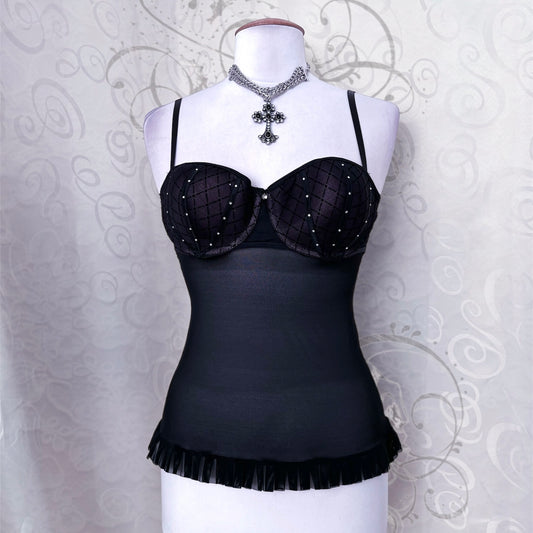 Whimsygoth mesh bustier top 🔮💜