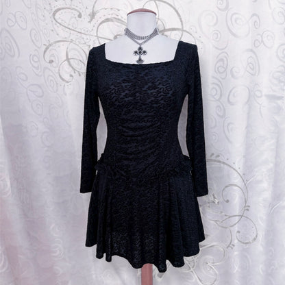 VINTAGE whimsygoth velvet ballerina dress 🦇