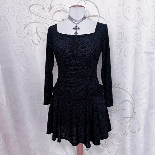 VINTAGE whimsygoth velvet ballerina dress 🦇