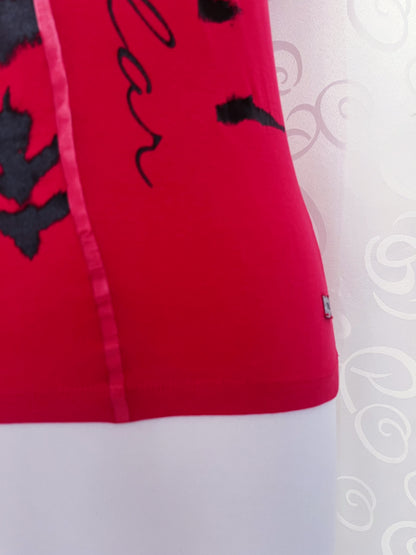 00’s hot pink graphic scratches tee 💞💅
