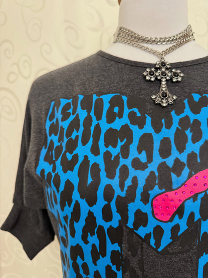 Iconic MTV animal print tee 🐾🎀