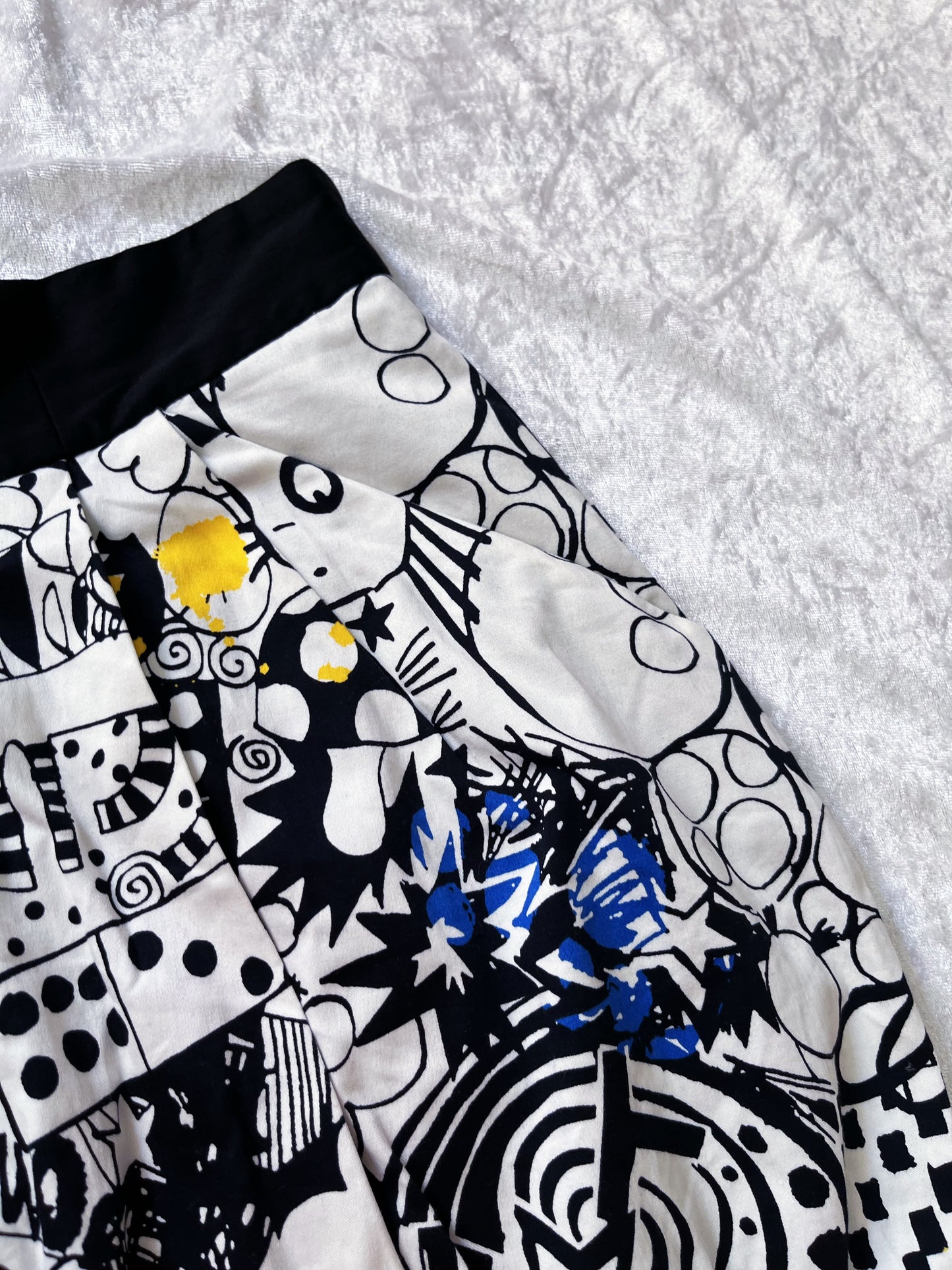 Amazing funky cotton skirt with pockets 🌈