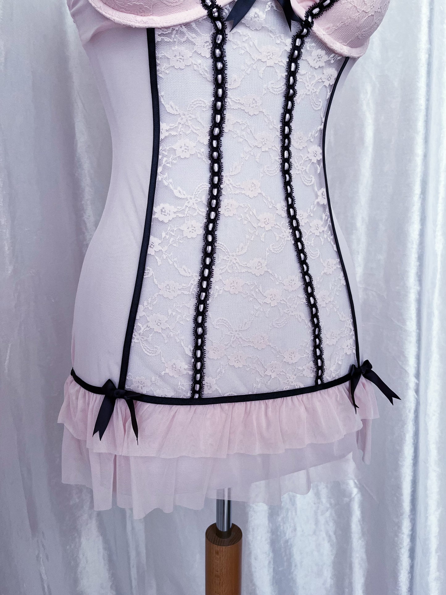 Fairy coquette see-through & lace babydoll 🎀🧚🏻