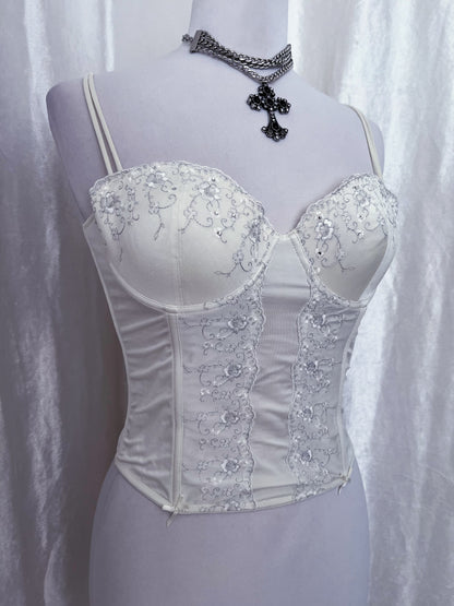 Angelic white corset top 🪽