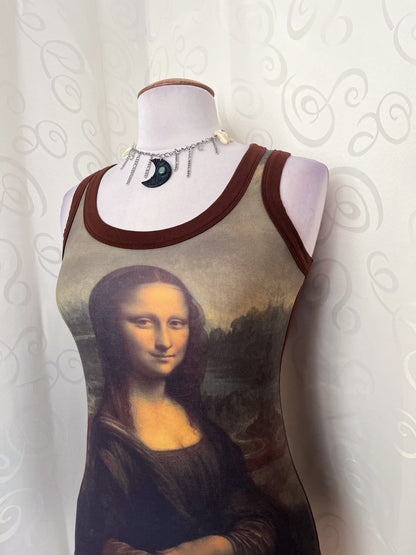 00’s Mona Lisa tank top 🖼️