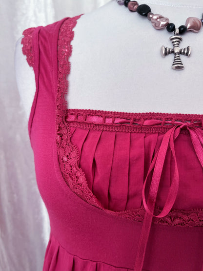 Princess coquette pink top 🎀
